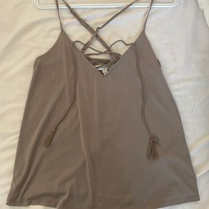 Abercrombie & Fitch Taupe Tank Top Size Small